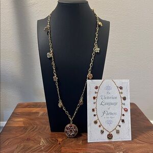 Vintage Joan Rivers Classic Collection Victorian Language of Flowers Necklace
